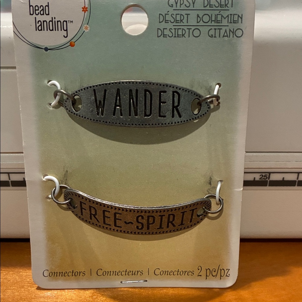 Bead Landing Silver Tone 'Wander' and 'Free Spirit' Connectors